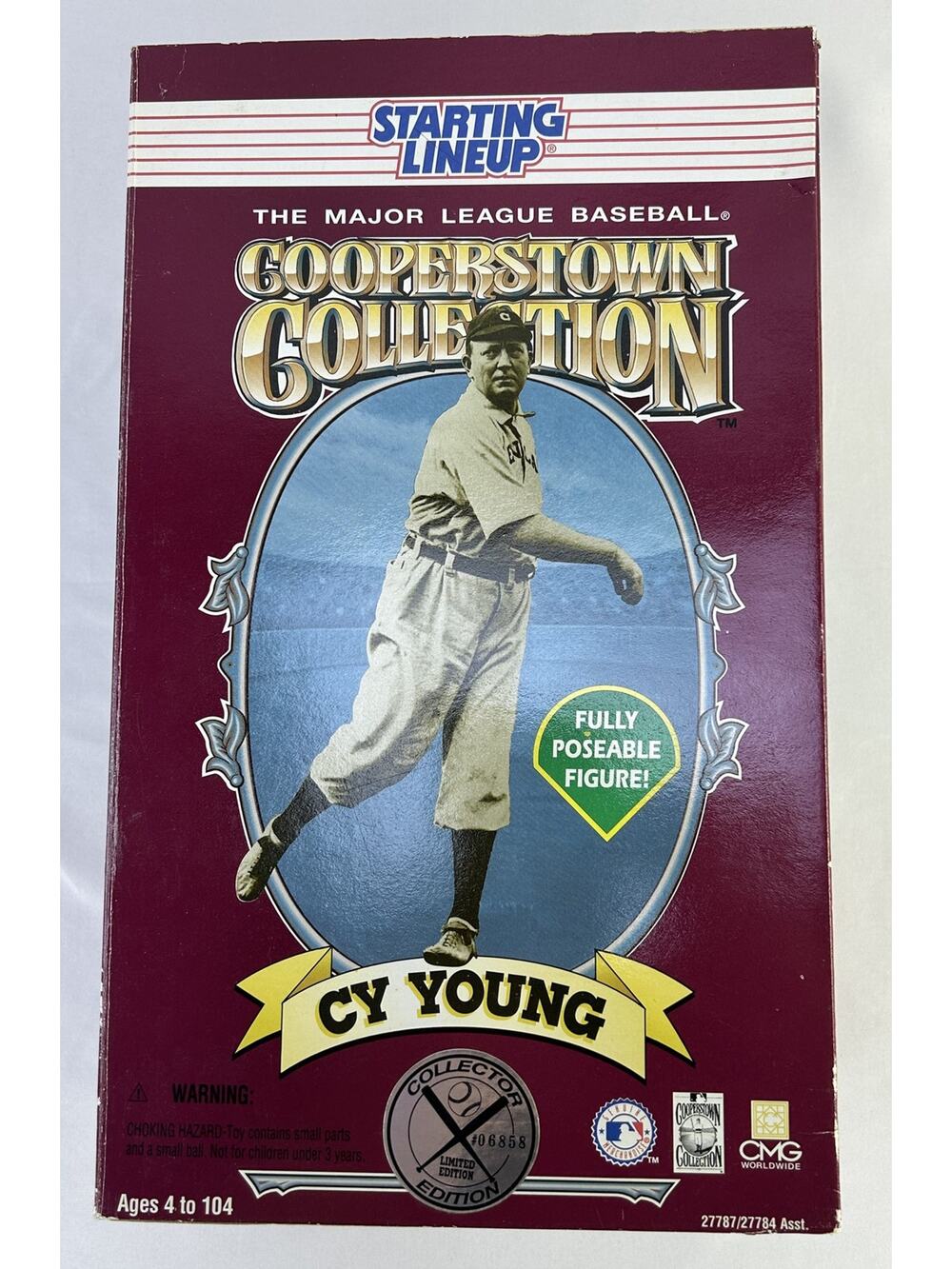 Starting Lineup MLB Cooperstown Collection Cy‎ Young Action Figure NIB 1996